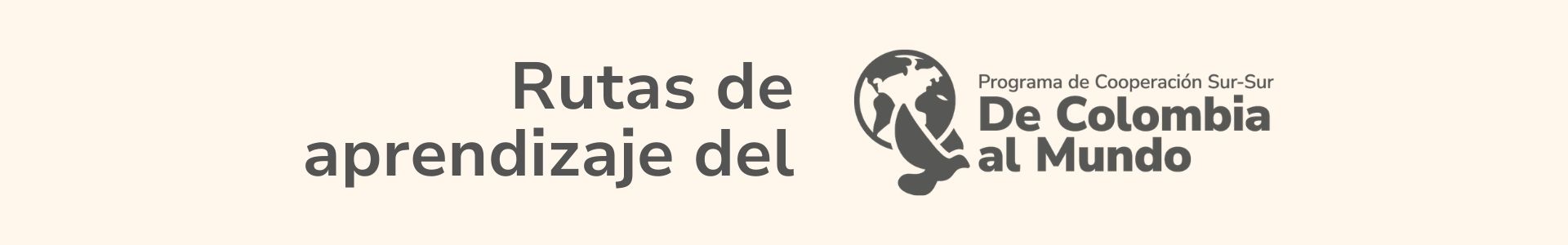 Rutas de Aprendizaje del Programa en Construcción de Paz