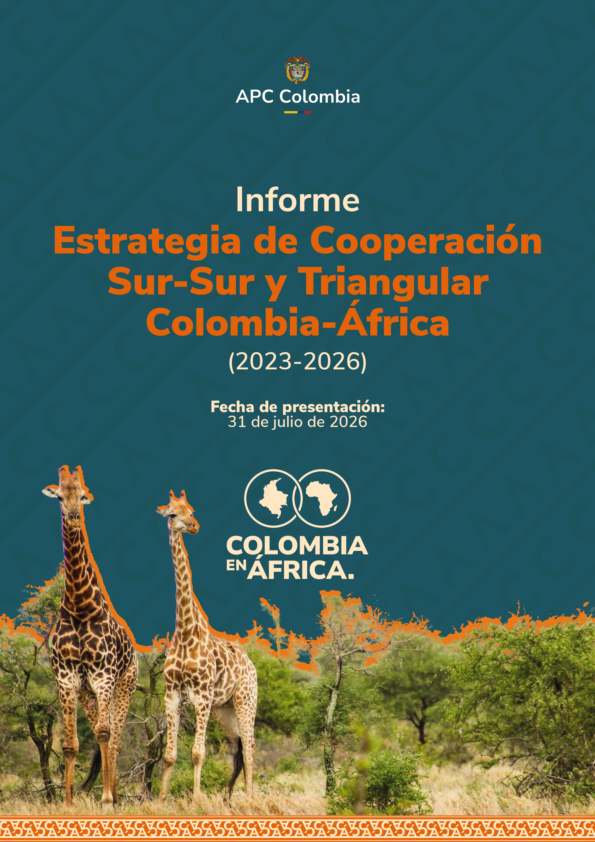 Portada informe Estrategia CSS y CTr Colombia África