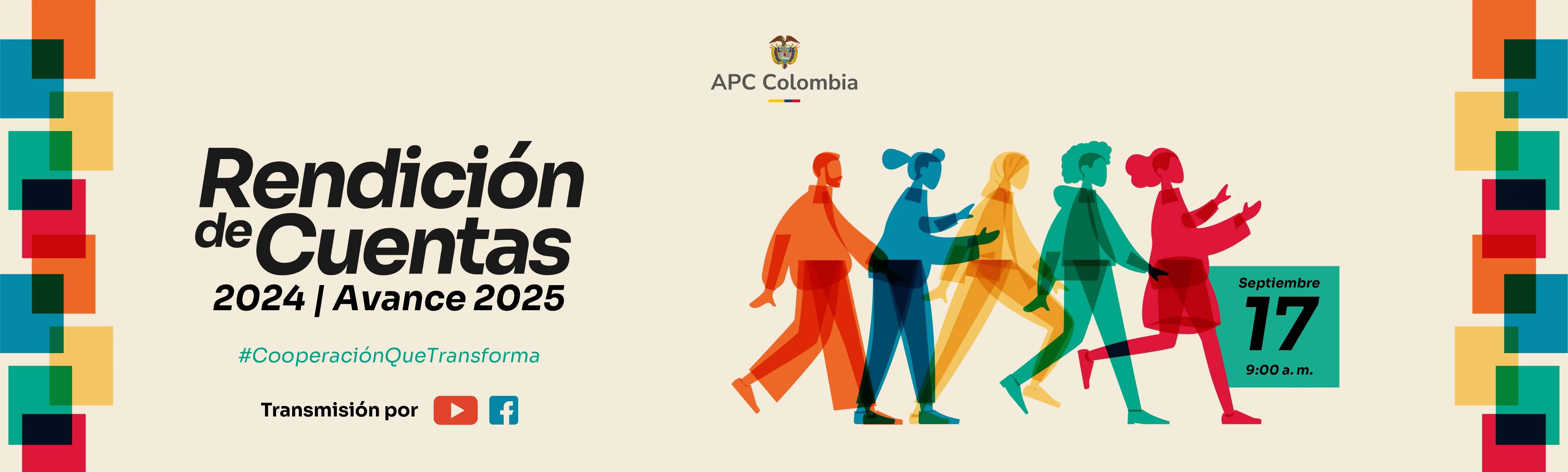 Banner sobre la Audiencia pública de Rendición de Cuentas 2024 Avances 2025