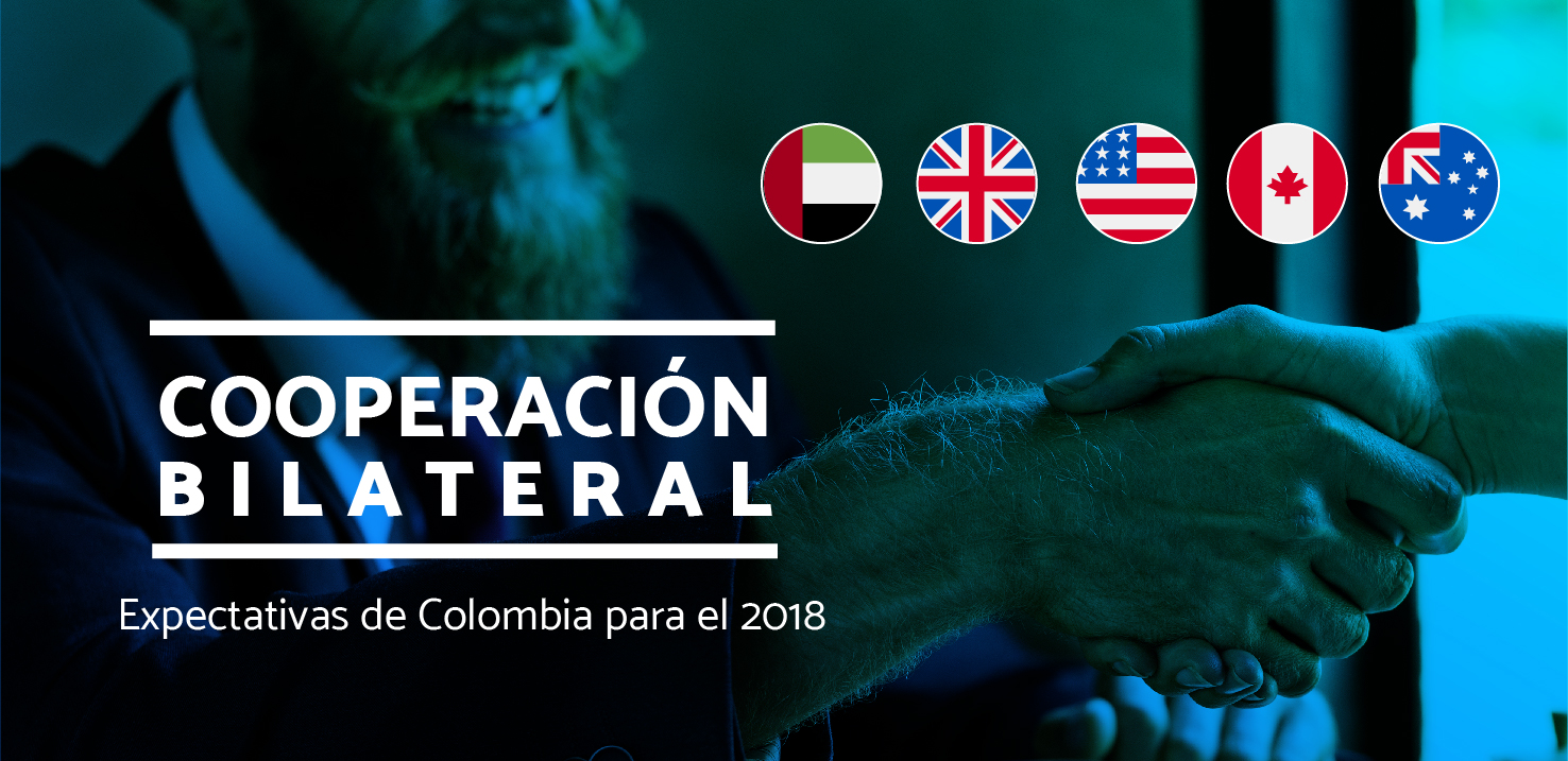 Cooperación bilateral: Expectativas de Colombia para el 2018