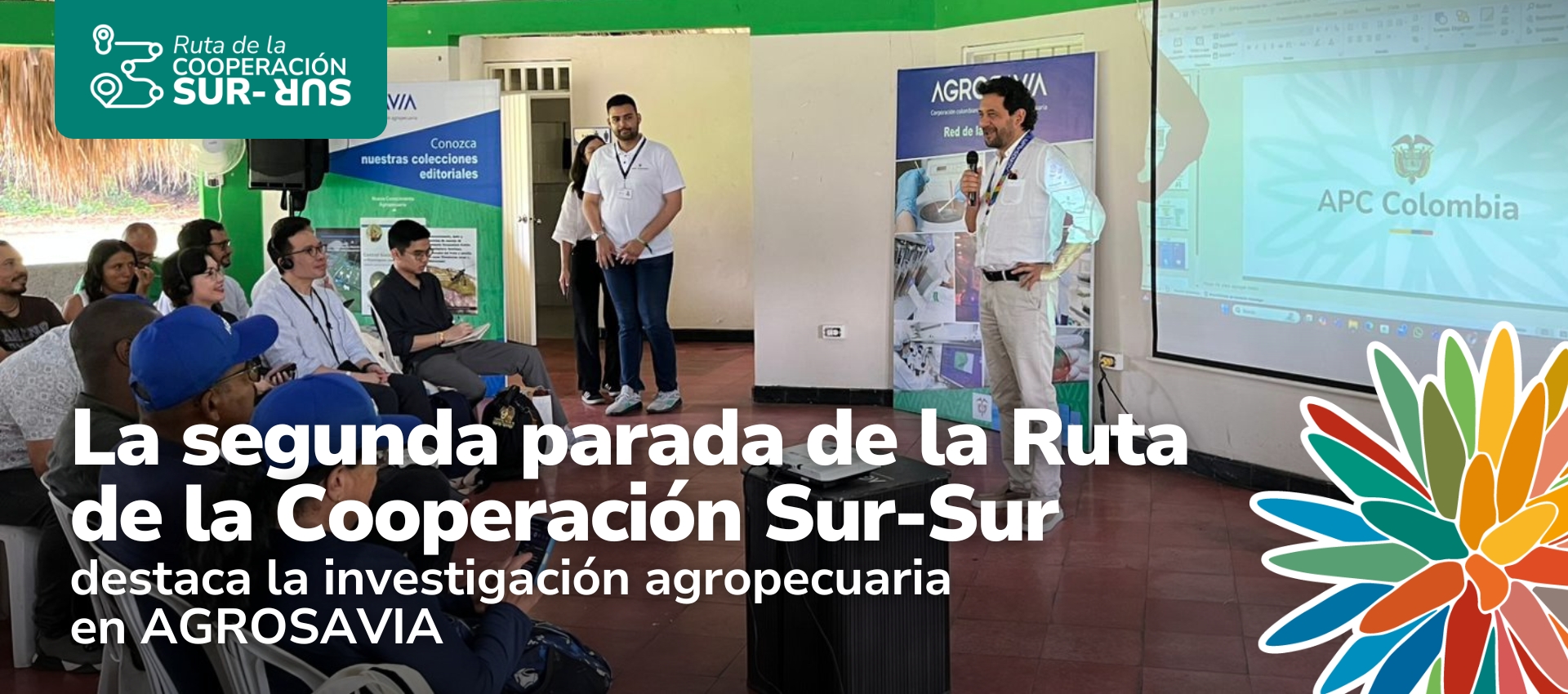 La segunda parada de la Ruta de la Cooperación Sur-Sur destaca la investigación agropecuaria en AGROSAVIA 