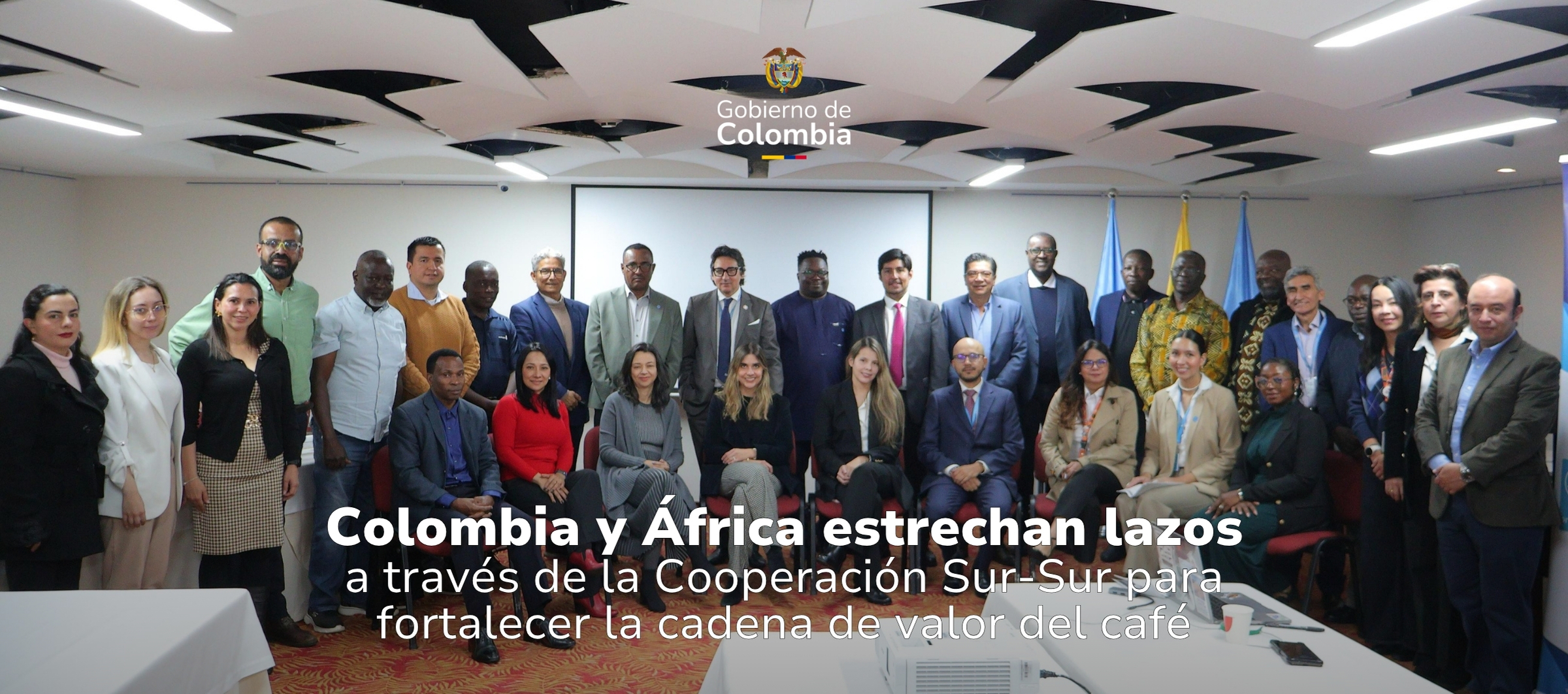 Colombia y África estrechan lazos a través de la Cooperación Sur-Sur para fortalecer la cadena de valor del café