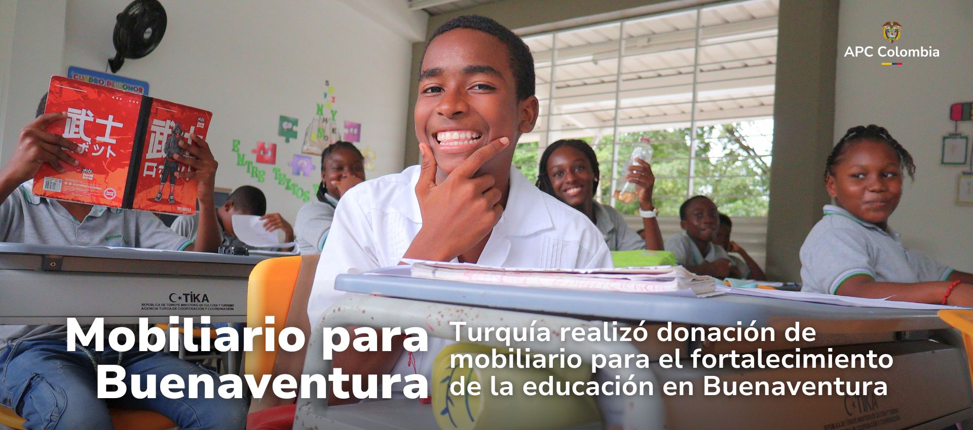 Turquía realizó donación de mobiliario para el fortalecimiento de la educación en Buenaventura