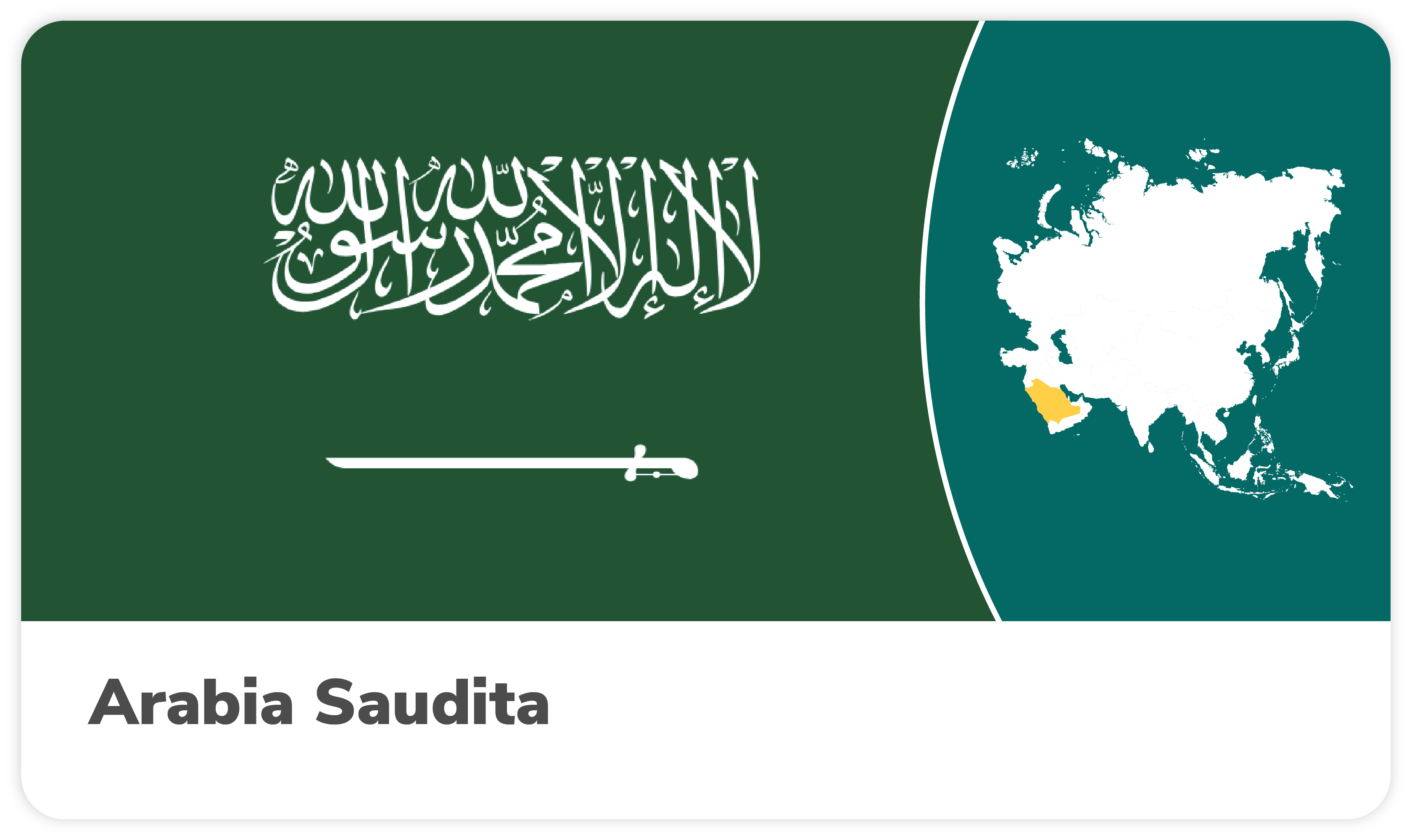 Bandera de Arabia Saudita