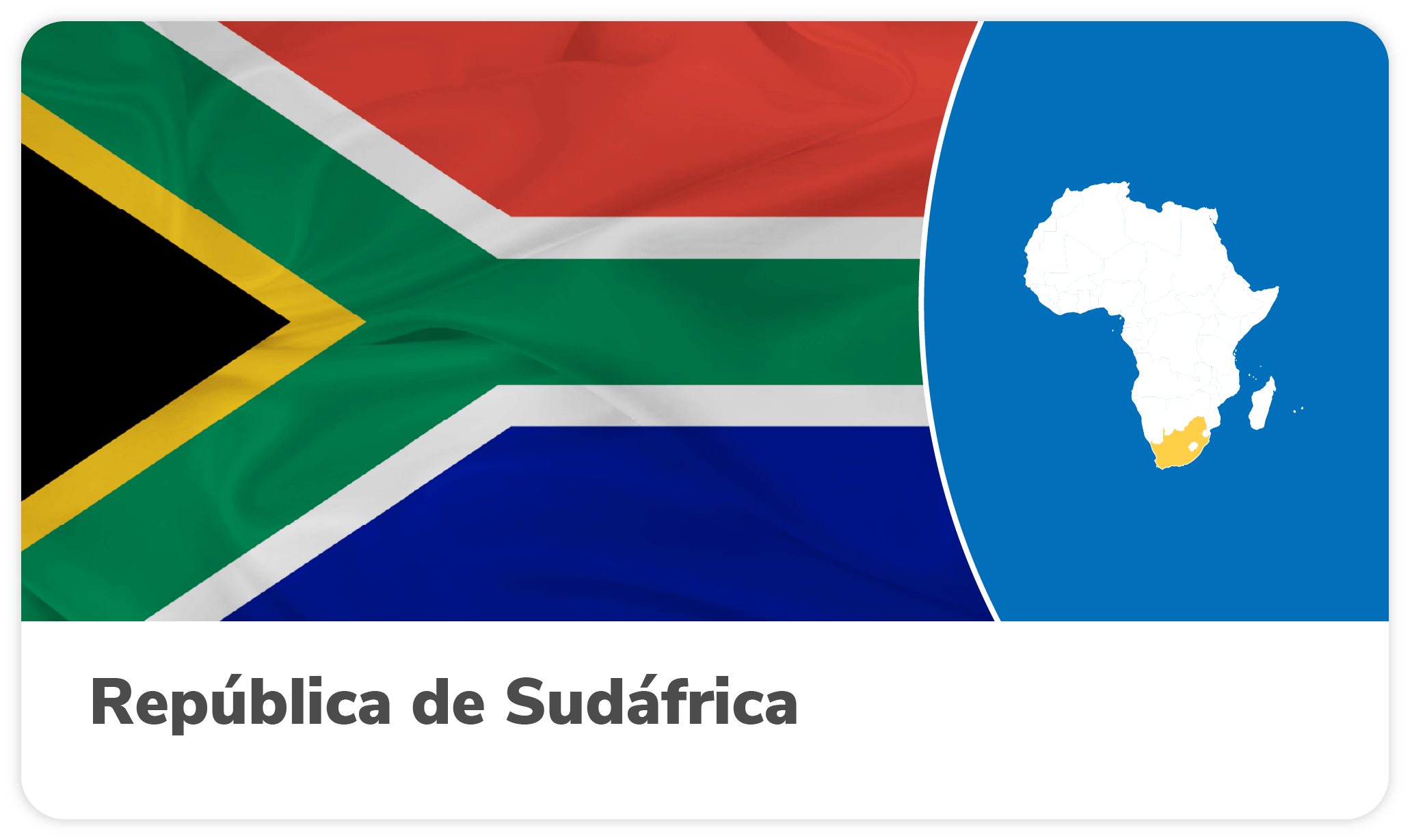 Bandera de Sudáfrica