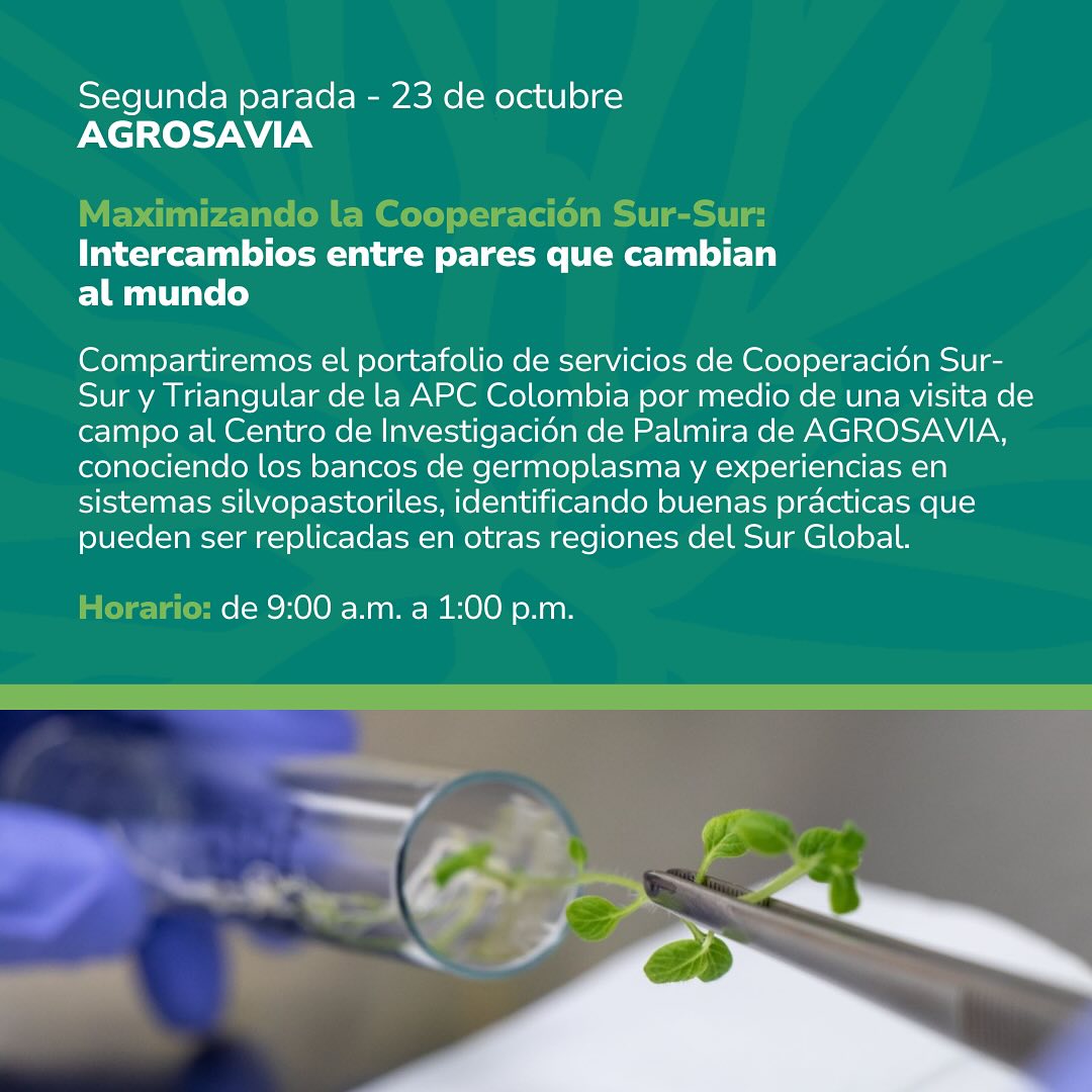 Segunda parada de la Ruta de la CSS en la COP16 AGROSAVIA