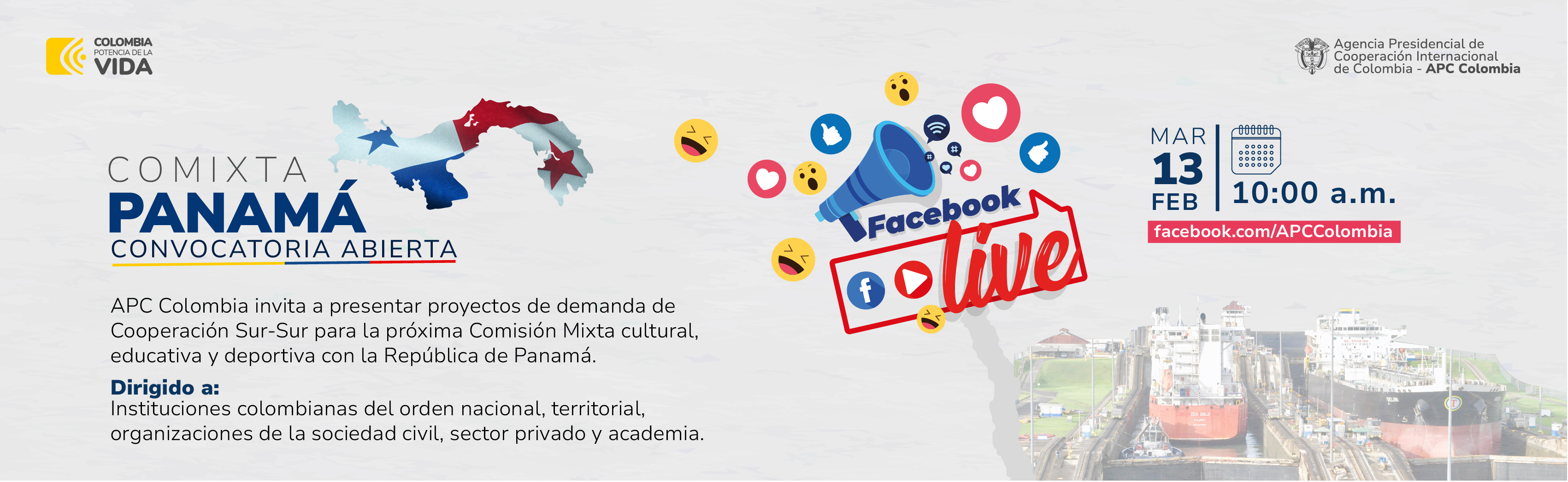 Invitación Facebook live