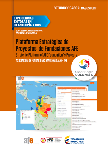 Portada cartilla Plataforma estratégica de proyectos de fundaciones