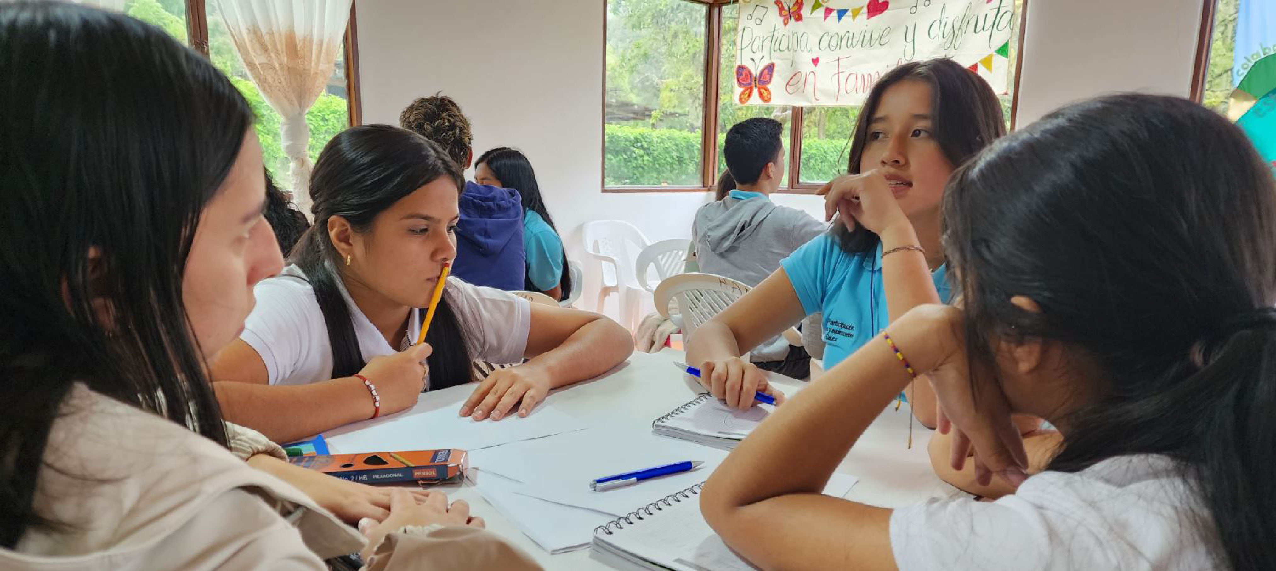 Participantes a Col-Col realizan actividad en equipos de trabajo