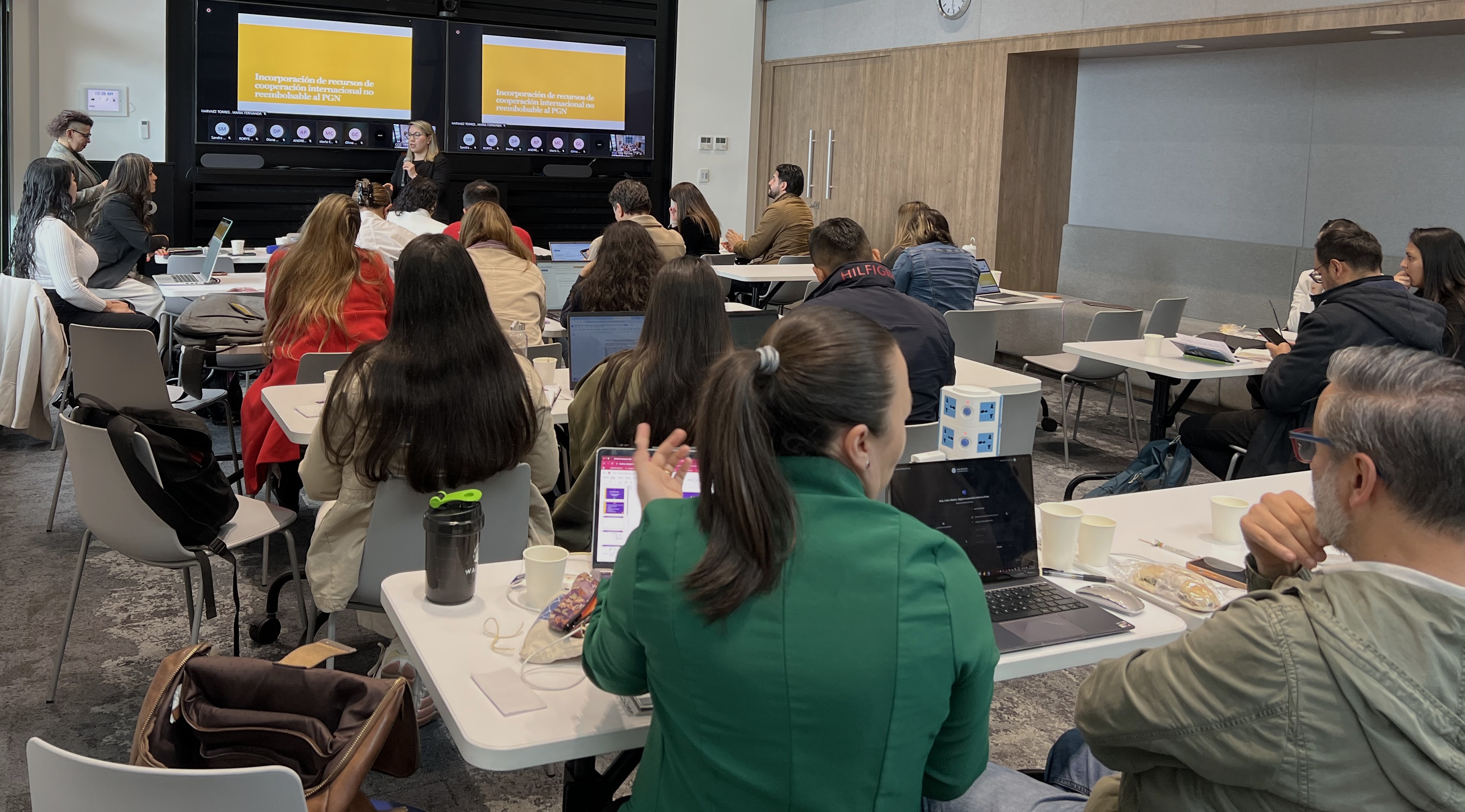 Participantes de la capacitación en el BID