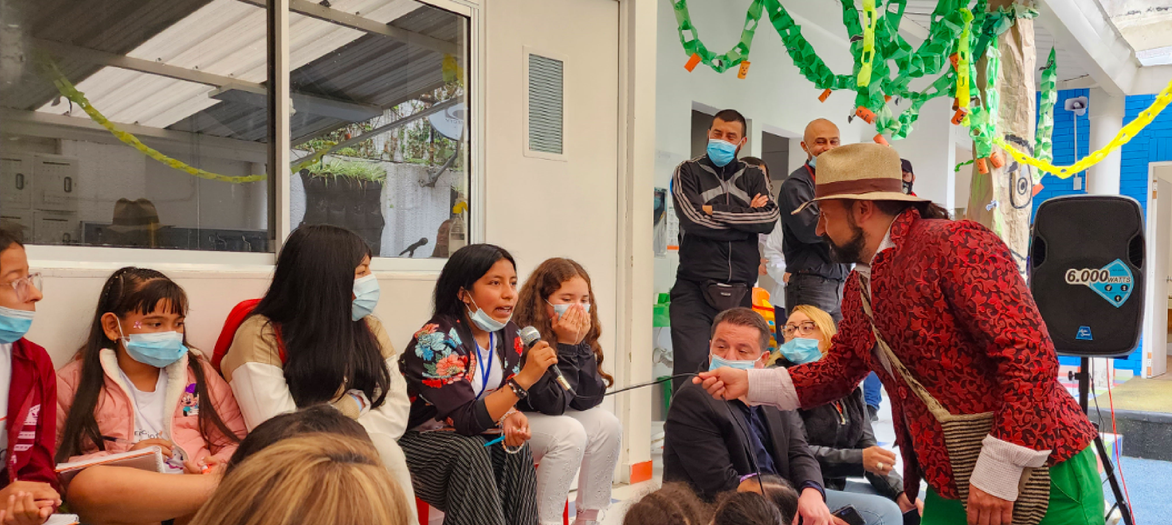 Niños en actividades, marco del desarrollo del COL-COL, TAN 5