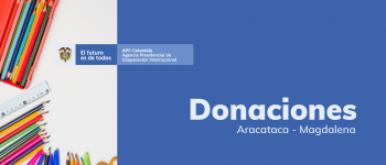 APC-Colombia hace posible donación de útiles escolares en Aracataca