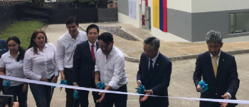 inauguración de 3 plantas de agua