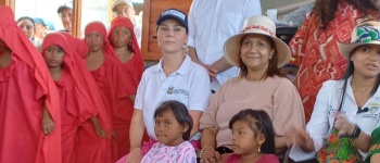 La directora general de APC-Colombia en la Guajira