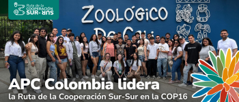 APC Colombia lidera la Ruta de la Cooperación Sur-Sur en la COP16 