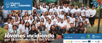 Jóvenes del Valle del Cauca y del Pacífico Biodiverso liderarán soluciones ambientales en la COP 16 con el Modelo APC Colombia