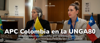 Directora general de APC Colombia en encuentro de bloque internacional en la UNGA80
