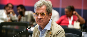 Paul Garaycochea, representante del BMZ en la Mesa de Cooperación del Sistema Nacional de Reforma Agraria