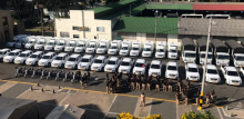 La Brigada de Desminado Humanitario recibió 68 vehículos gracias a la filantropía internacional