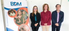 Foto de la directora general, Viviana Manrique, con el BDM