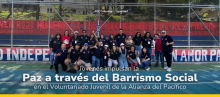 Jóvenes impulsan la paz a través del Barrismo Social en el Voluntariado Juvenil de la Alianza del Pacífico 