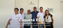 Seis representantes de las organizaciones que se mencionan en la nota sonriendo en foto grupal