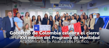 Los estudiantes de Per&uacute;, M&eacute;xico y Chile. Adem&aacute;s representantes de APC Colombia, la Canciller&iacute;a de Colombia e ICETEX