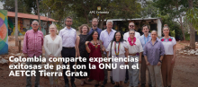 Delegados del PBC y representantes del Gobierno Nacional en el Cesar