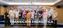 Participantes del programa de capacitación en Corea del Sur